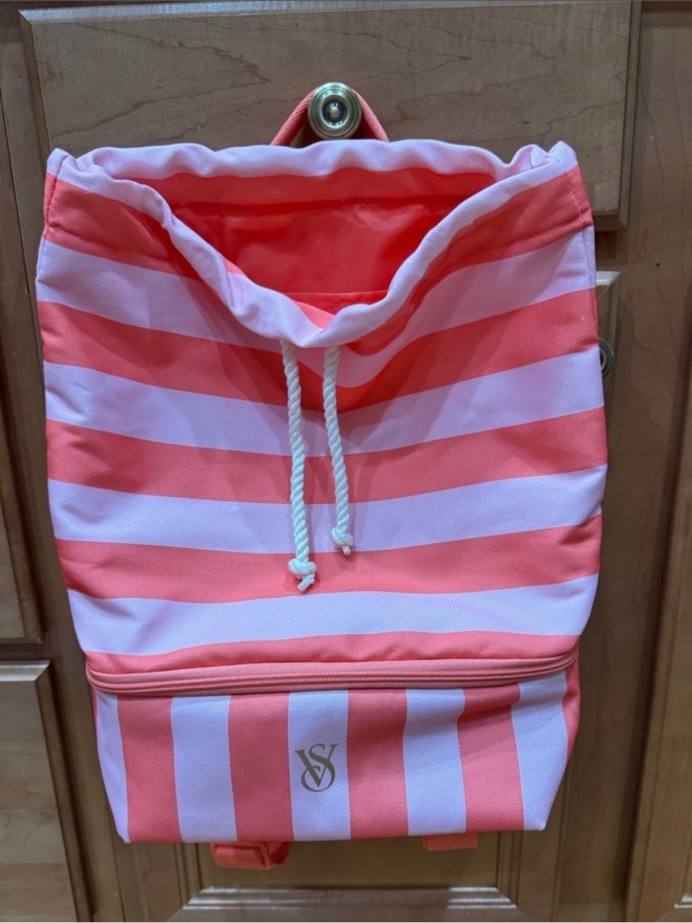 NWOT Pink Stripe Bundle! Victoria Secret Bag and Whimsy Dress